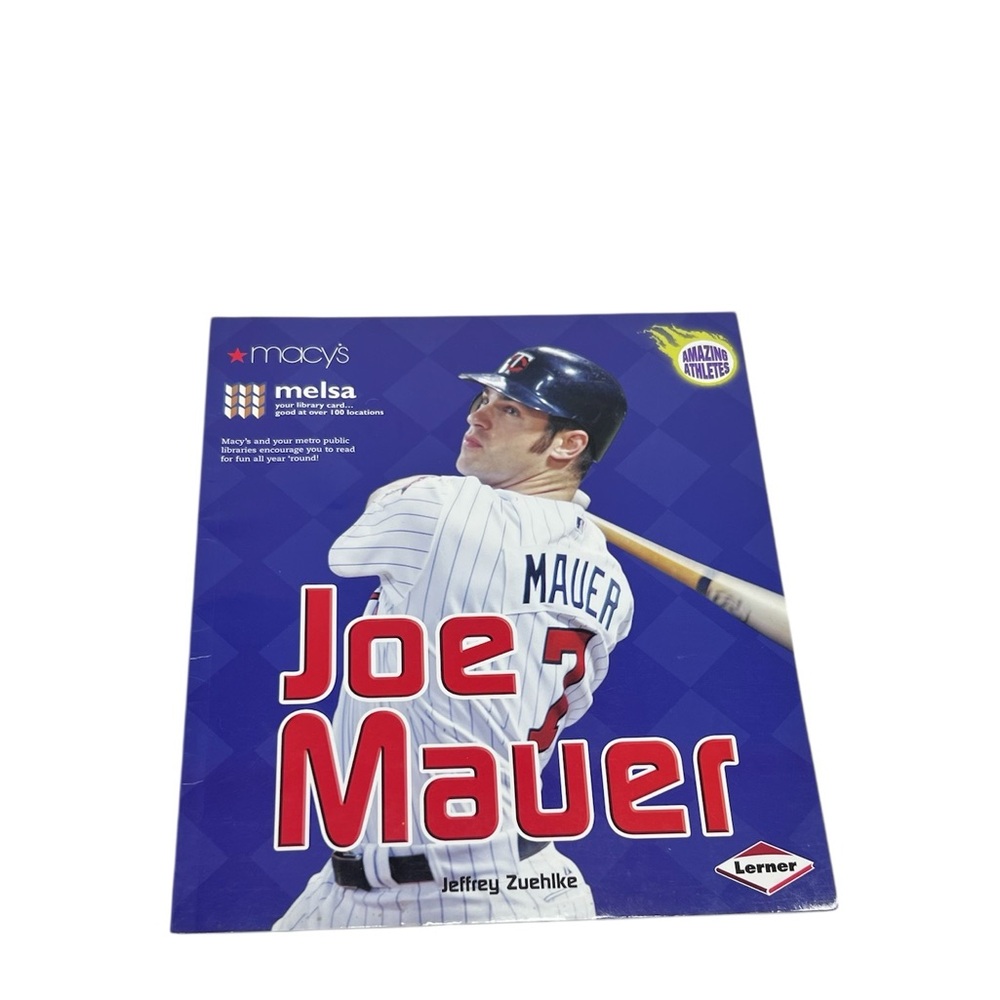 Joe Mauer Amazing Athletes Paperback Book
